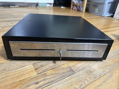 APG Vasario VBS579 BL1616 24V Cash Drawer SerialPRO II POS Tested