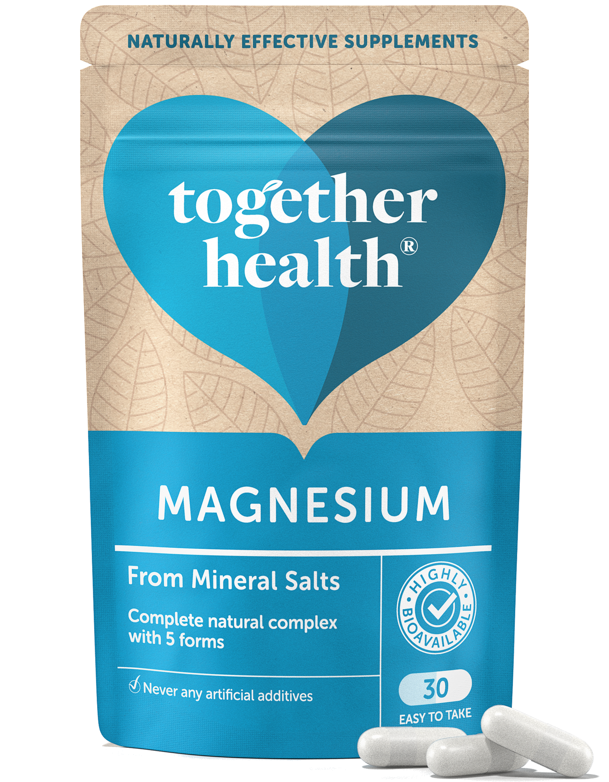 Together Health Magnesium 5 Forms Mineral Salts 30 Capsules