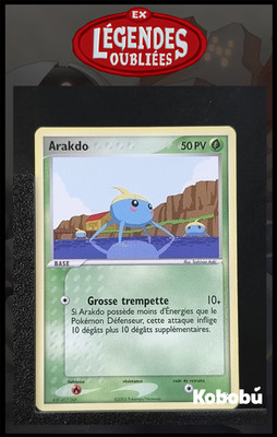 Pokemon Karte Arakdo 76/101 Ex Vergessene Legenden Block EX FR 5