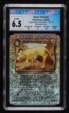 Dark Persian Reverse Foil Pokemon Legendary Collection CGC 6.5 2002