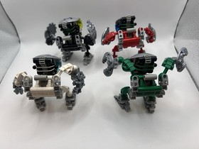 Bionicle Bohrok Kal:  8573 + 8574 + 8575 + 8576 Complete With Krana (No Manual)