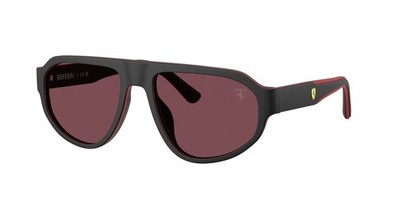 FERRARI SCUDERIA FZ6027U 757 1E Black Red Red Contrast Pro 57mm Men's Sunglasses