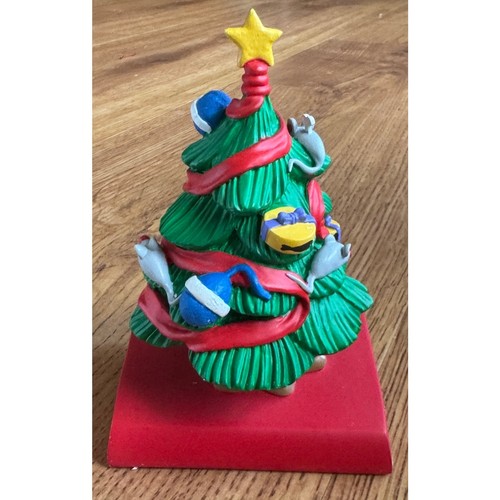 Pet Holiday Kitty Tree Christmas tree stocking hanger cast iron for cat - Picture 4 of 4