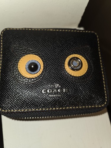Étui de voyage Coach Bijoux Yeux de hibou noir - Photo 2/8
