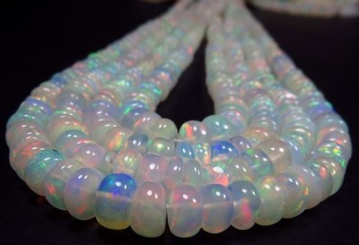 Sparkle Äthiopisch Welo Opal Edelsteine 8 '' Strand Natürlich Glatt Perlen 3-6m