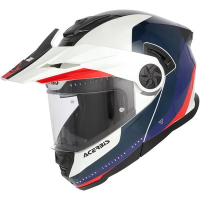 Acerbis Adventure Helm Rider Graphic Weiß/Blau/Rot