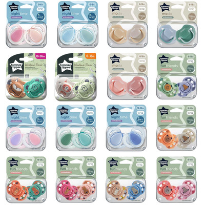 Tommee Tippee Doppelpack BPA-freier Schnuller Schnuller 0 - 36 Monate