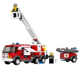 LEGO City: Fire Truck (7239)|Retired|Open Box|Complete Set