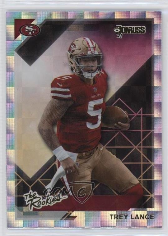2021 Panini Donruss The Rookies Trey Lance #TR-TLA 0a6