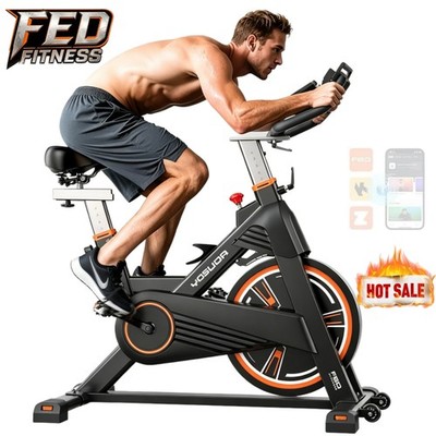 YOSUDA PRO Magnetic Exercise Bike, Low Noise Indoor Cycling Bike With App, 350lb