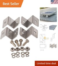 Brand New Solar Panel Mounting Kit with Z Brackets for RV and Boats