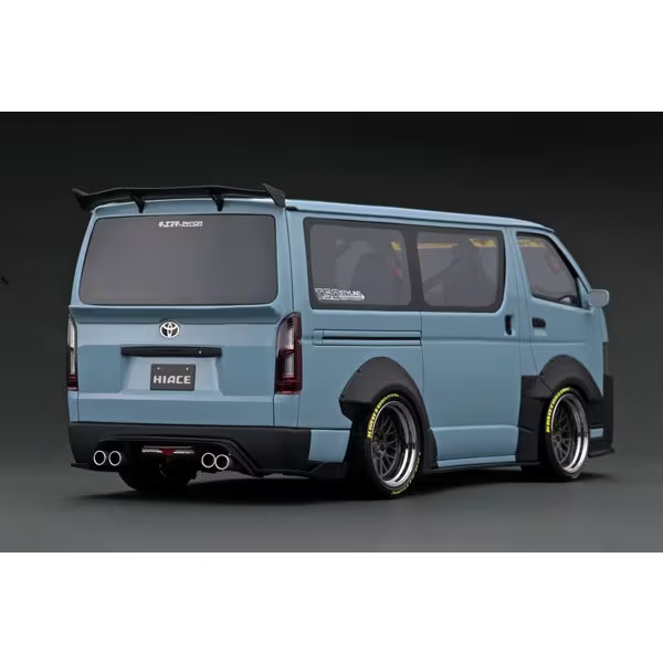 Modellino Ignition Model 1/18 Toyota HIACE IG2811 - Beige Sabbia Opaco Con Portatetto JDM