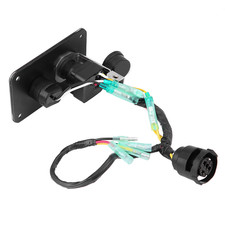 Samochodowy panel przełączników z pojedynczym kluczem- 12 V Uniwersalny panel przełączników do łodzi