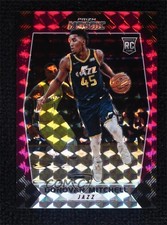 2017-18 Panini Prizm Mosaic Purple 1/99 Donovan Mitchell #5 hs9