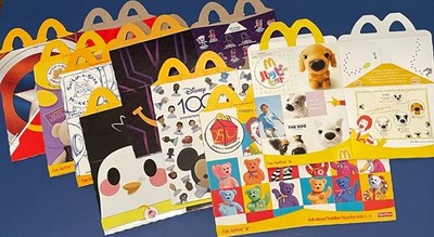 Happy Meal Box Subjects Beginning A through D - You Pick