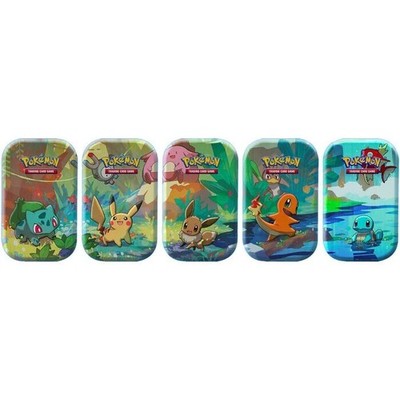 Pokemon - TCG Kanto Friends Mini Tin Assortment (French) 1 of 5 Random
