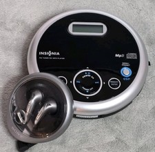 Insignia NS-PS113 Portable CD MP3 Player w/ Sony Earbuds Tested