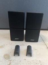 Pair of BOSE Double Cube Black Speakers Lifestyle Acoustimass Cubes
