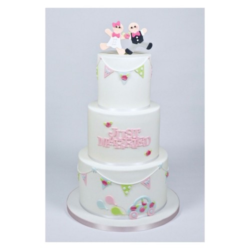 FMM - Curved Words - Just Married - Sugarcraft Icing Cutter for Cake Decorating - Picture 2 of 2