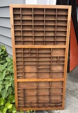 Letterpress Drawer Antique Wooden Tray