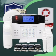 HOMSECUR Wireless wired WIFI 4G SMS Autodial Burglar Alarm System SOS Intercom