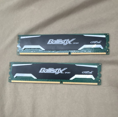 Crucial Ballistix Sport DDR3-1600 DIMM 8GB (2x4GB) 240-Pin RAM