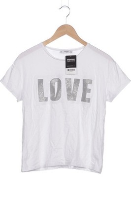 MANGO T-Shirt Damen Shirt Kurzärmliges Oberteil Gr. S Weiß #qbby0ch