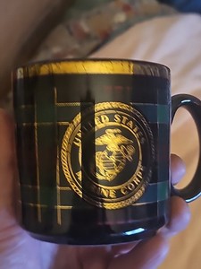 Vintage United States MARINE  Corps Mug Very Clean Very Little Use