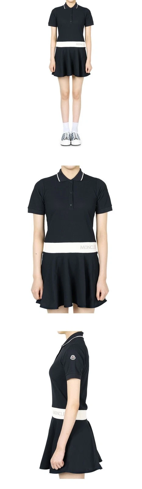 Moncler Vestito Polo Bambini Logo PK (Navy) 8I00001 899YV 778 12 14A 132476935