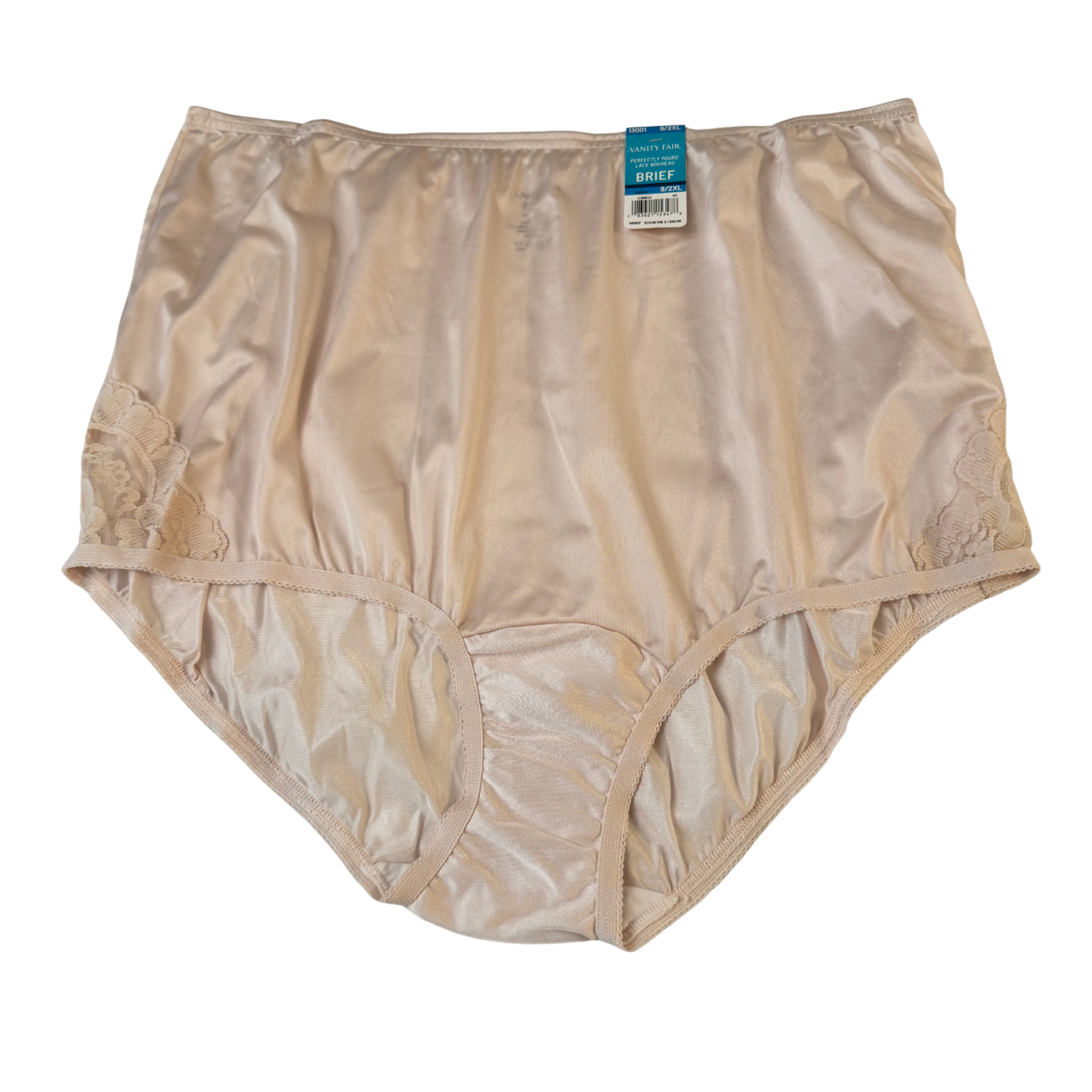 Vanity Fair Lace Nouveau Brief Panties – (13001) - 1 Pair – Choose Size