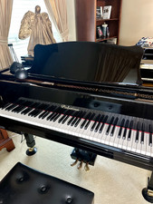 88-Key Self-Playing 5'5" Palatino Baby Grand Piano in High-Gloss Black Finish