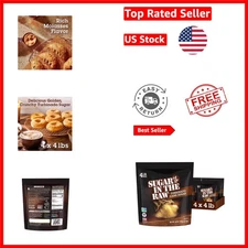 4lb Turbinado Cane Sugar - Rich Molasses Flavor, Perfect for Baking & Beverages