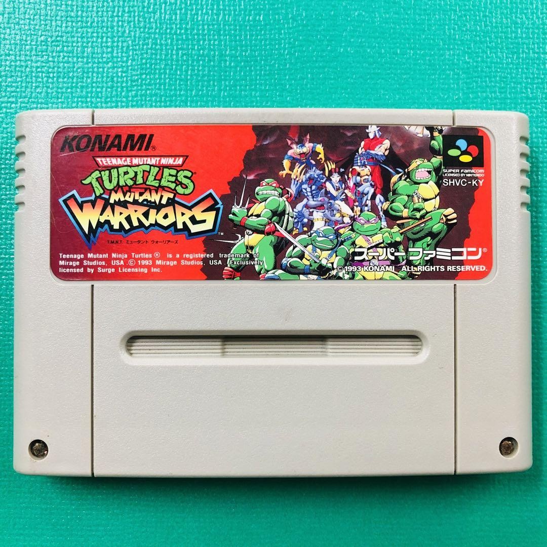 SNES Teenage Mutant Ninja Turtles Mutant Warriors SFC Super Famicom Japan