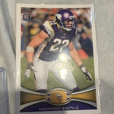 Topps 2012 Harrison Smith Minnesota Vikings Rookie NFL Football Card #15