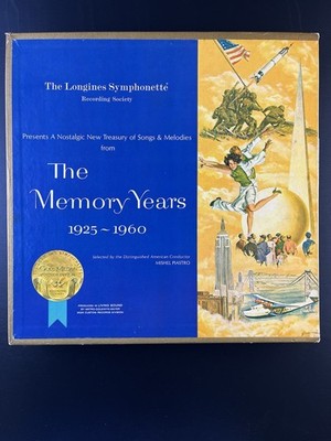 The Longines Symphonette Memory Years Gold Medal Vinyl Box Set 33 RPM