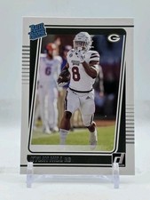 2021 Panini Donruss Kylin Hill #295 Rated Rookie Green Bay Packers