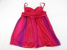 Victorias Secret Sexy Little Things Babydoll Bra Lingerie Women 34B Red Sparkle