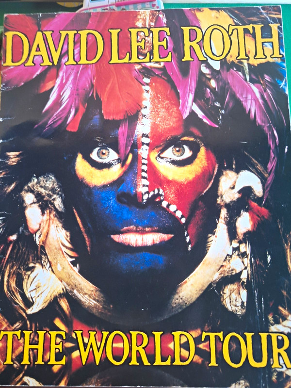 David Lee Roth "The World Tour" Music Poster / Photo Print Memorabilia
