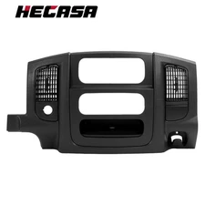 Dash Radio Bezel Climate Trim Panel Vent Black Fit For 02-05 Dodge Ram 1500 2500