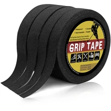 maxin 4 Rolls Hockey Tape,Multipurpose Cloth Tape Goon Grip for Black 