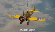 US Army Air Corps Boeing P-26 Peashooter Airplane Aircraft Christmas Ornament