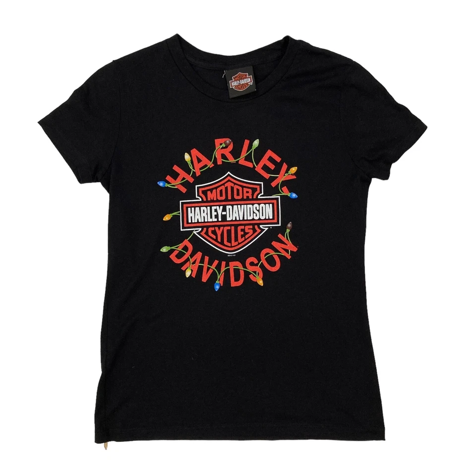 Harley Davidson T-Shirt Black Women's XS Atlanta Georgia Biker Motorcycle