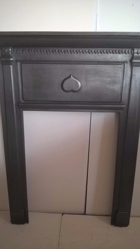 Arts and Crafts Edwardian Cast Iron Fireplace Mantel Surround  1908. Voysey - Picture 6 of 11