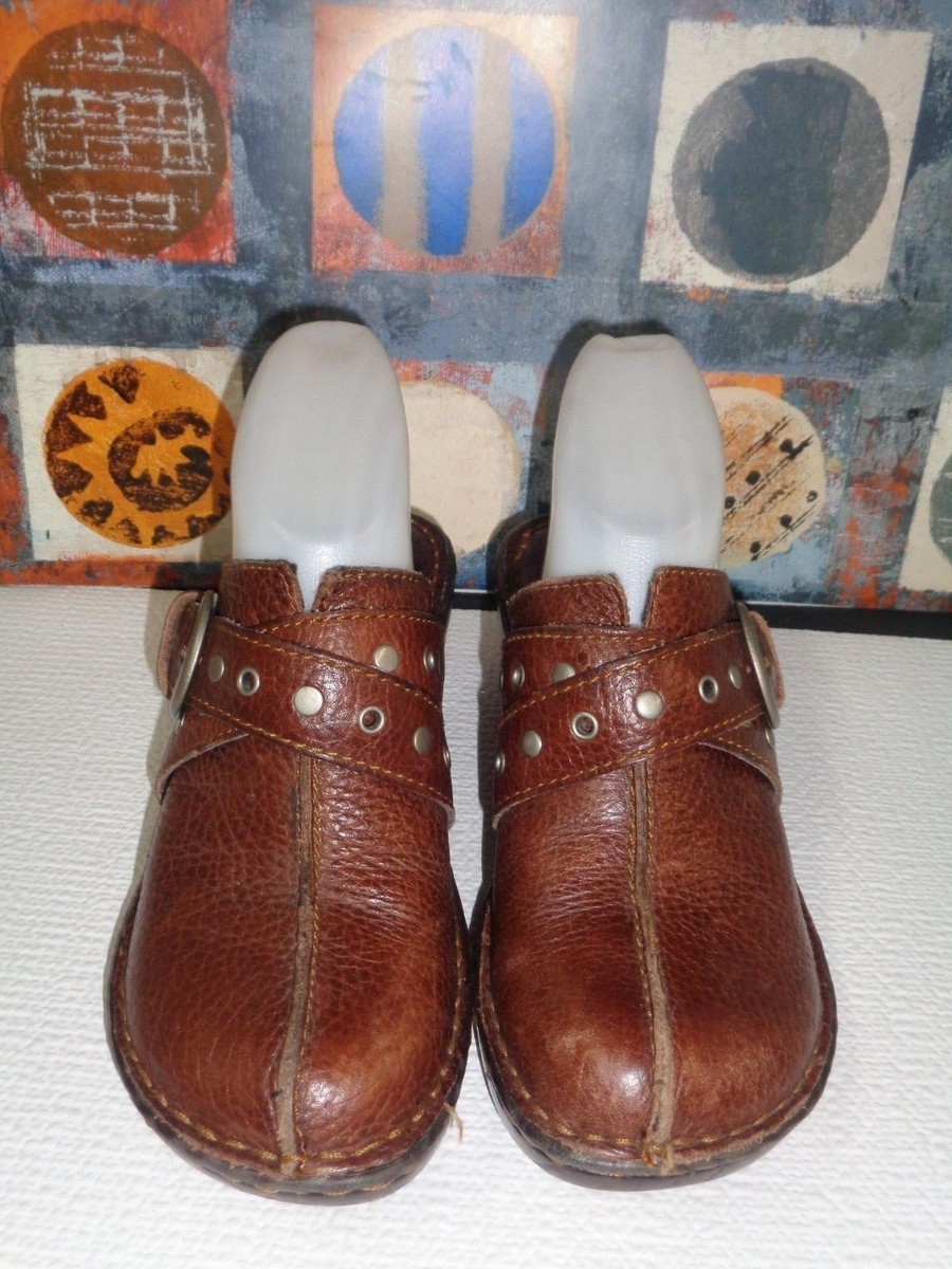 Born Mens 14‎ Slip On Brown Leather Shoes Comfort Casual Loafers H49316 Born Men main image 4