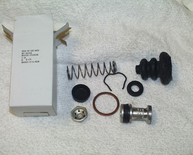 NEW OLD STOCK COMPLETE M151 M151A1 M151A2 MASTER CYLINDER REBUILD KIT