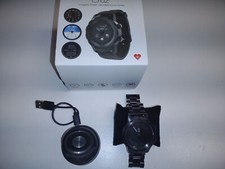 3Plus Cruz Hybrid Smartwatch 44mm with Stainless Steel Band & Charging Stand