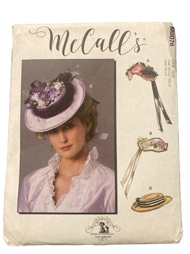 Vogue 7464 Vintage Hat Sewing Pattern 1930s 1940s Style Retro Hats