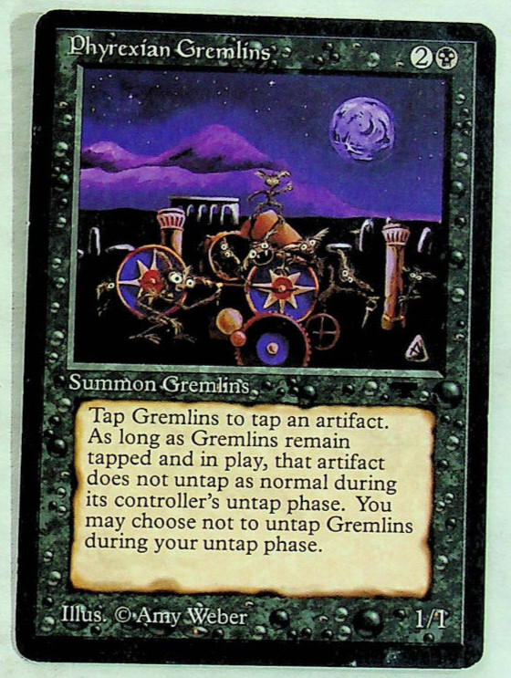 Phyrexian Gremlins - Antiquities - 1994 - Magic the Gathering