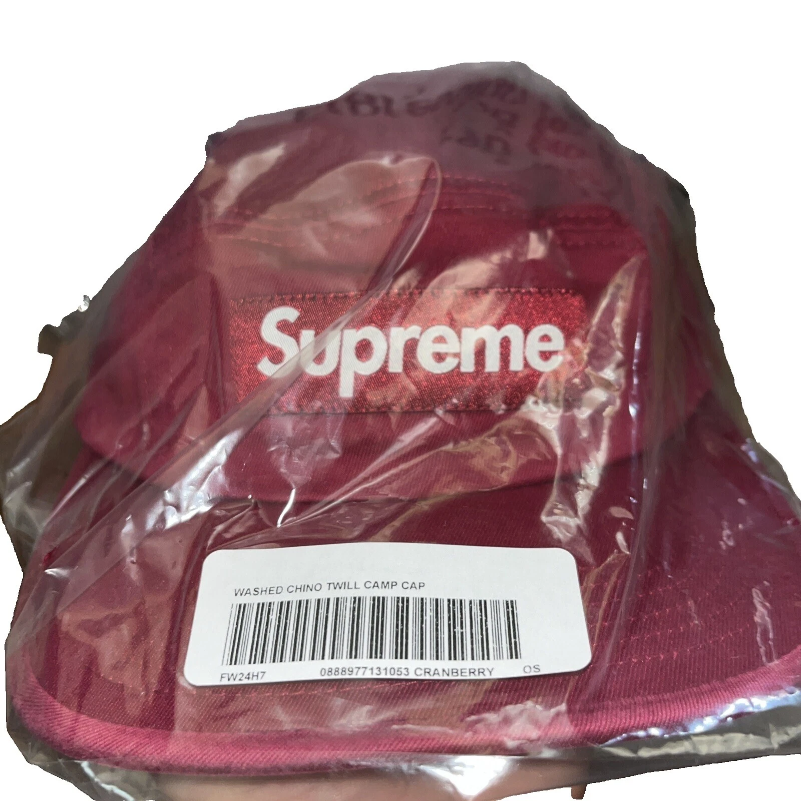 Gorras de béisbol para hombre de cuero Supreme