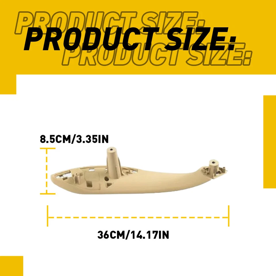 Комплект из 2 передних левых и правых внутренних отделочных дверных ручек для BMW 320i 428i 435i A - Изображение 4 из 4
